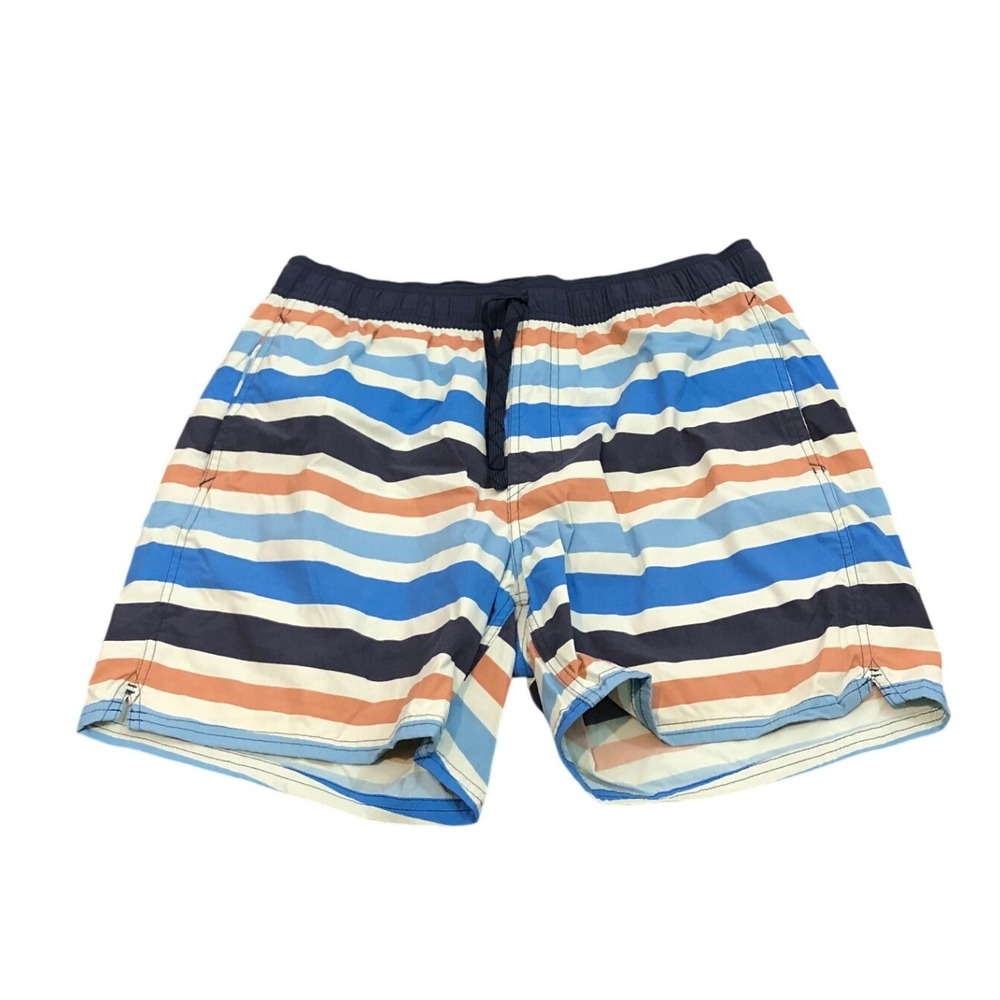 Patagonia Mens Wavefarer Volley Shorts Striped Board Shorts Swim Size Large